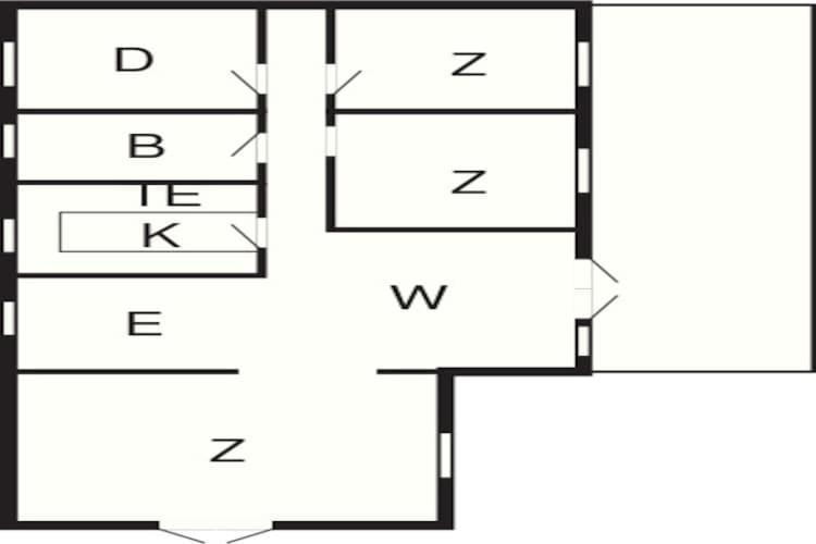 6 Person Holiday Home In Blokhus Exteriör bild